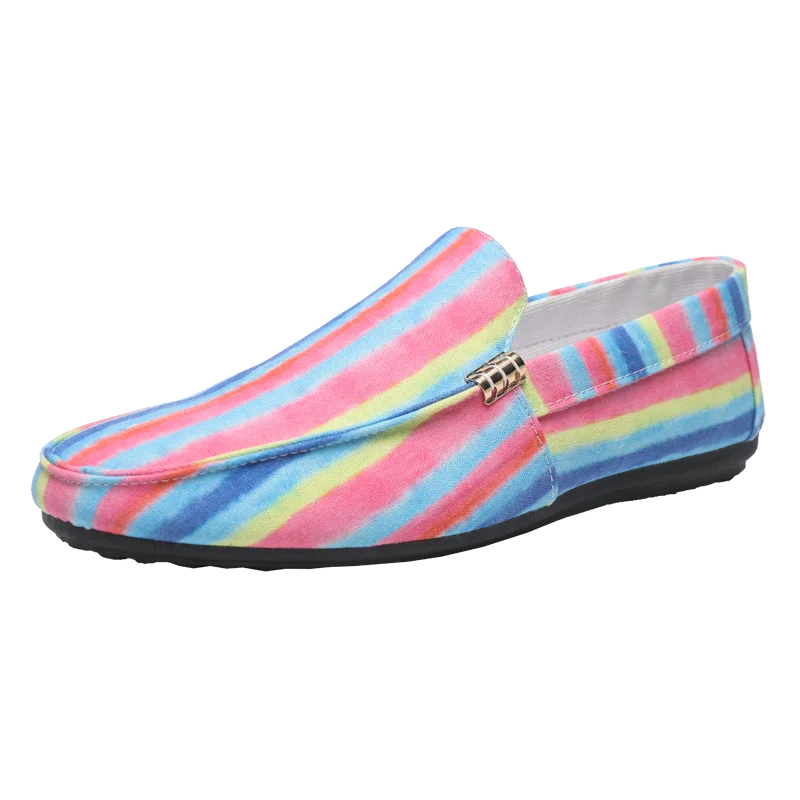 Fashionable banquet formal shoes, men's work flat shoes, casual plus-size loafers, walking casual shoes Good Vibrations