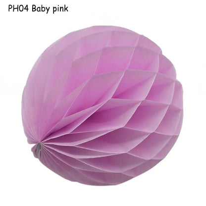 5pcs/lot 10/15cm Decorative Paper Honeycomb Ball Pastel Flower Wedding Kid Birthday Party Decoration Baby Shower Supplies8Z Good Vibrations