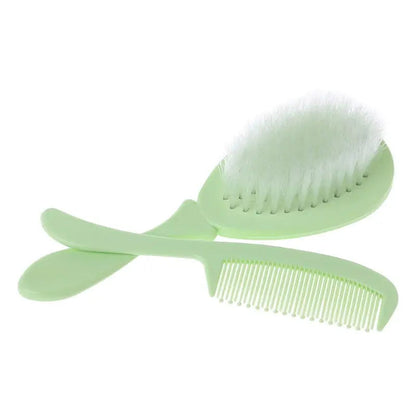 Baby Hair Brush & Comb Set Children Hair Brush Soft Nylon Bristle Cradle Caps Hair Brush for Toddler Infant  Massage Dropship Good Vibrations