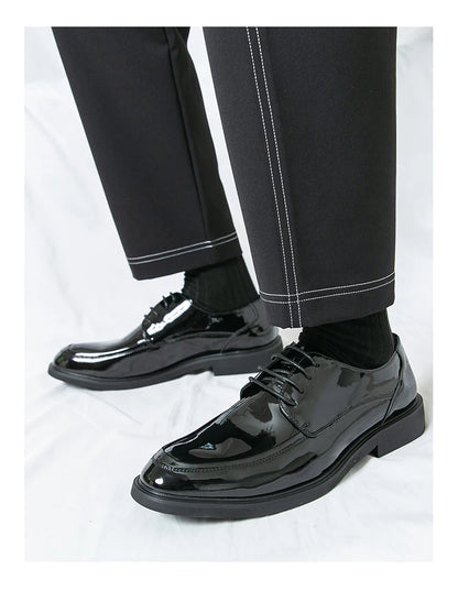 Men's Formal Dress Shoes Elegant Casual Business Luxury Italian Leather Skin Male Social Shoes Original