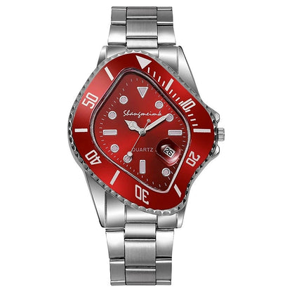 New Fashion Men Famous Luxury Casual Quartz Watch Mens Business Stainless Steel Watches For Gifts Relogio Masculino Male Clock Good Vibrations