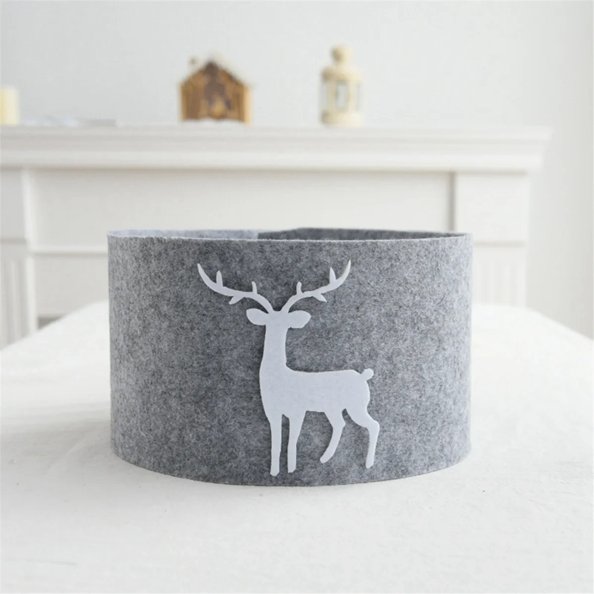 Tree Stand Christmas Tree Collar Skirt Mat Tree Foot Cover for Under Christmas Trees Decoration Christmas Tree Collar Good Vibrations