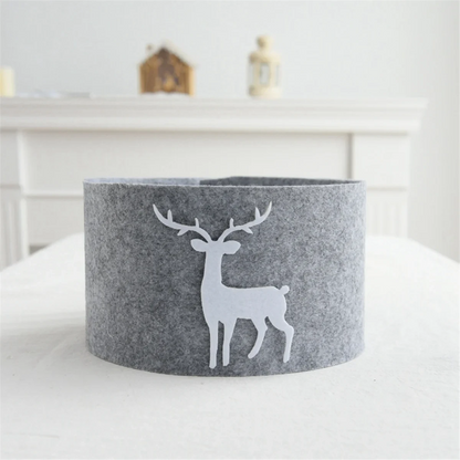 Tree Stand Christmas Tree Collar Skirt Mat Tree Foot Cover for Under Christmas Trees Decoration Christmas Tree Collar Good Vibrations