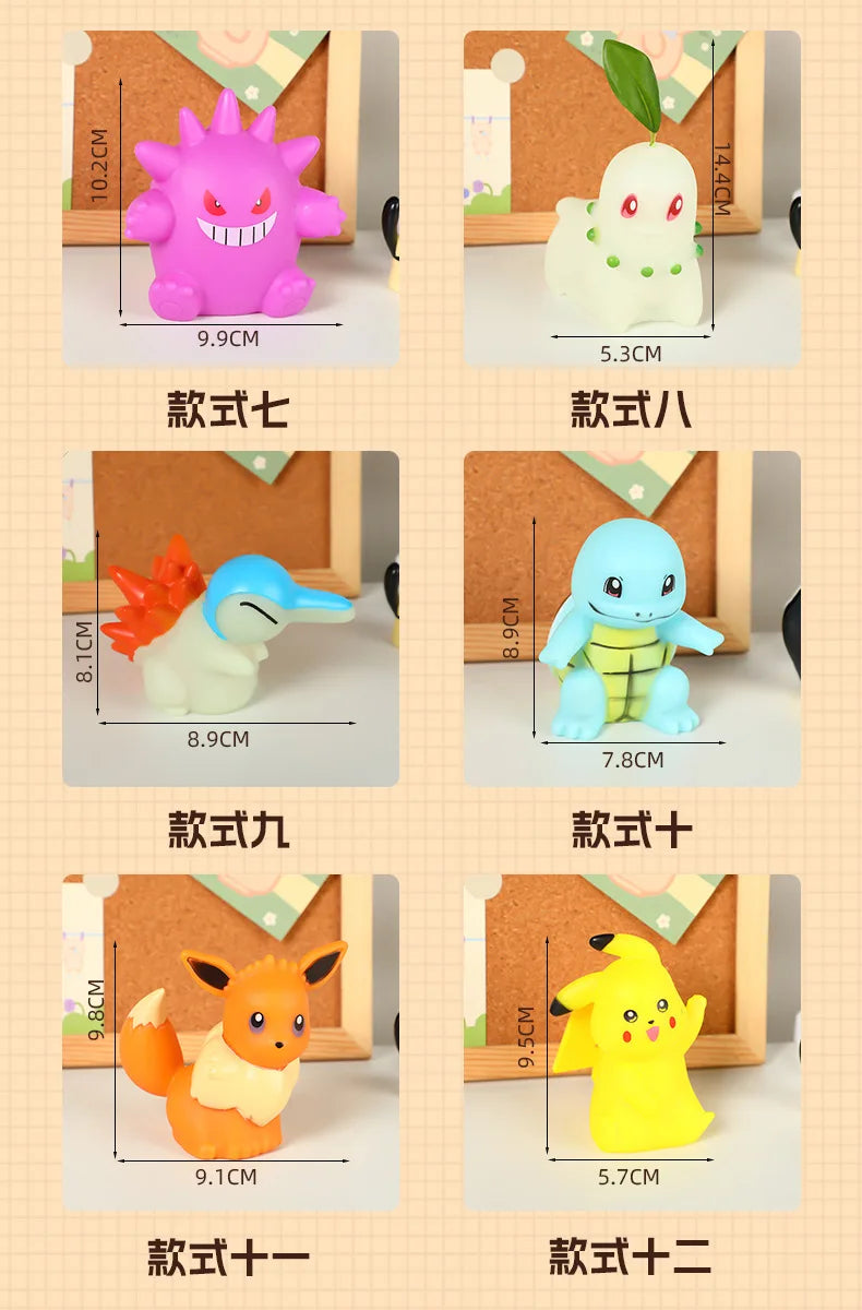 Pokemon Gengar Pikachu Anime Atmosphere Lamp Children Cute Desktop Ornaments Living Room Bedroom Atmosphere Lamp Birthday Gift Good Vibrations Adult Super Store