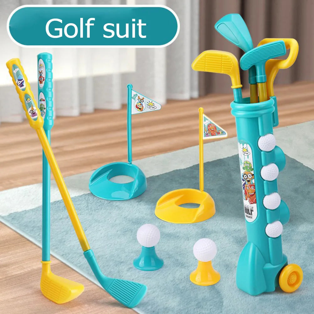 Mini Putter Golf Club Toy Funny Sports Golf Clubs Set Parent Child Educational Activities Outdoor Sports Game Toy Good Vibrations