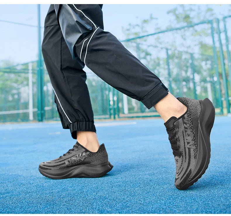 Men Women High Quality Light Running Shoes Cushion Training Shoes Lightweight Wear-Resistant Sneakers Good Vibrations