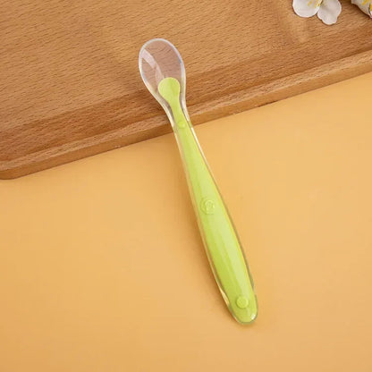 Baby Silicone Soft Spoon Gadgets Feedin Bebe  Baby Items  Baby Food Tiny Spoon Good Vibrations