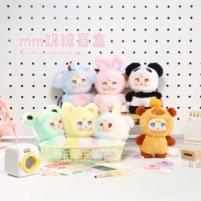 2025 New Cute Milk Candy Keychain Mysterious Blind Box Car Key Decoration Backpack Pendant Doll A Birthday Present Good Vibrations