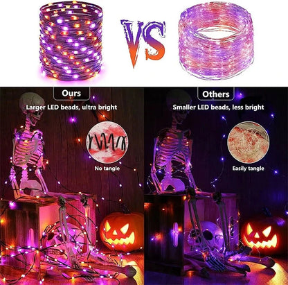 Christmas Tree Lights Outdoor Indoor, 100LED 10M WS2812B RGBIC Lights, String Lights IP65 Waterproof Bluetooth Fairy LED String Good Vibrations