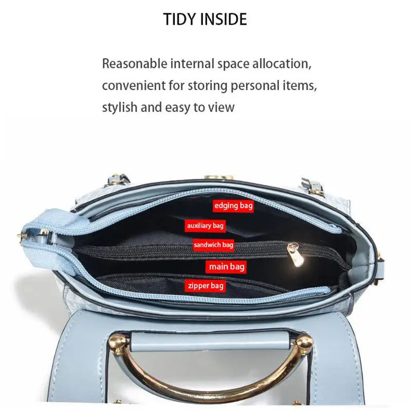 High Quality Bags Fashion Print Leather Shoulder Bag Luxury Design Shoulder Bag Elegant Small Square Bag Good Vibrations Adult Super Store