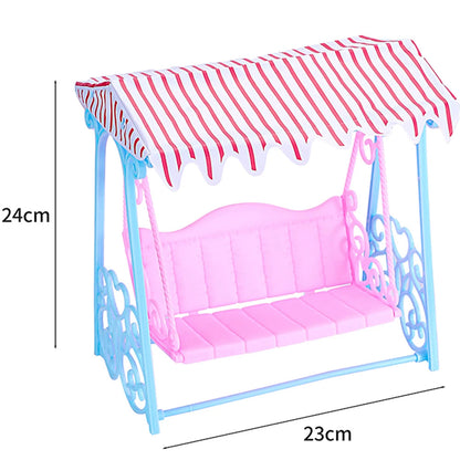 Fashion Dollhouse Furniture For 11.5 inch Dolls Accessories 1:12 Wardrobe Bed Chair Sofa 29-32 cm Doll Shoe Rack Slide Toys  JJ Good Vibrations