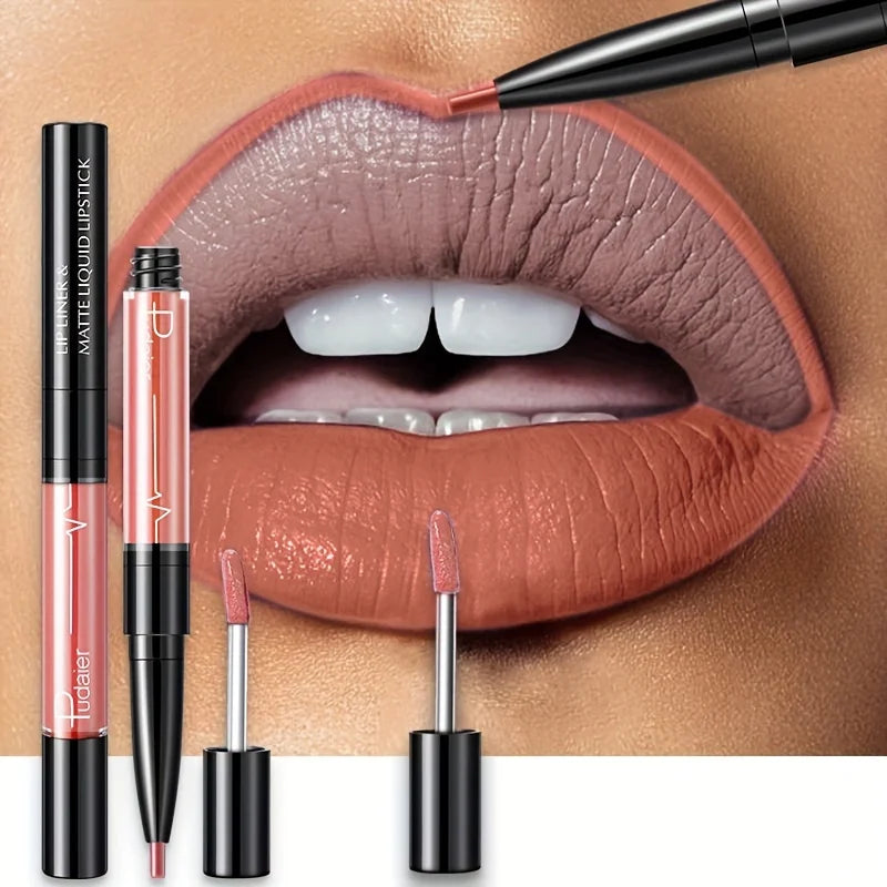 Ultra-Precise Waterproof Lip Liner - Lip Liners with High Pigment, Smooth, Sweatproof, Long-Lasting Wear for Perfect Lip Contour Good Vibrations