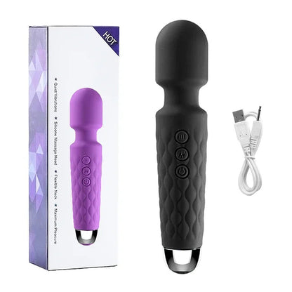Powerful Handheld Massager Av Vibrator 20 Speed Wand Vibrating Massage Magic Full Body Therapy Motor Dildo Masturbator Sex Toy Good Vibrations Adult Super Store