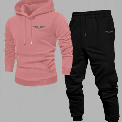 Hooded sweatshirt for men trendy American streetwear style long-sleeved top for men 2025 new autumn stylemen's clothing Good Vibrations