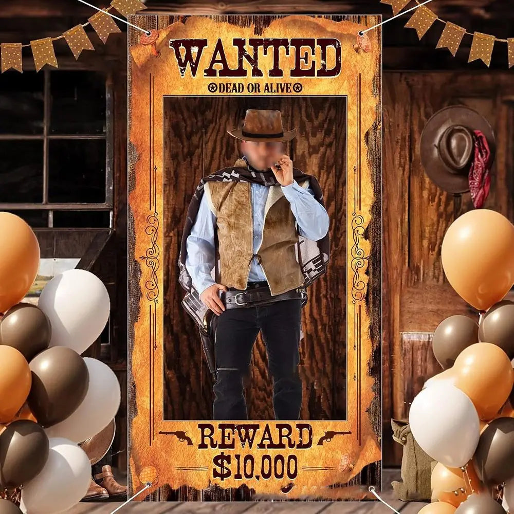 Background Decoration Birthday Party Props Theme Props Party Supplies Wild Western Photo Props Photo Background Decoration Good Vibrations
