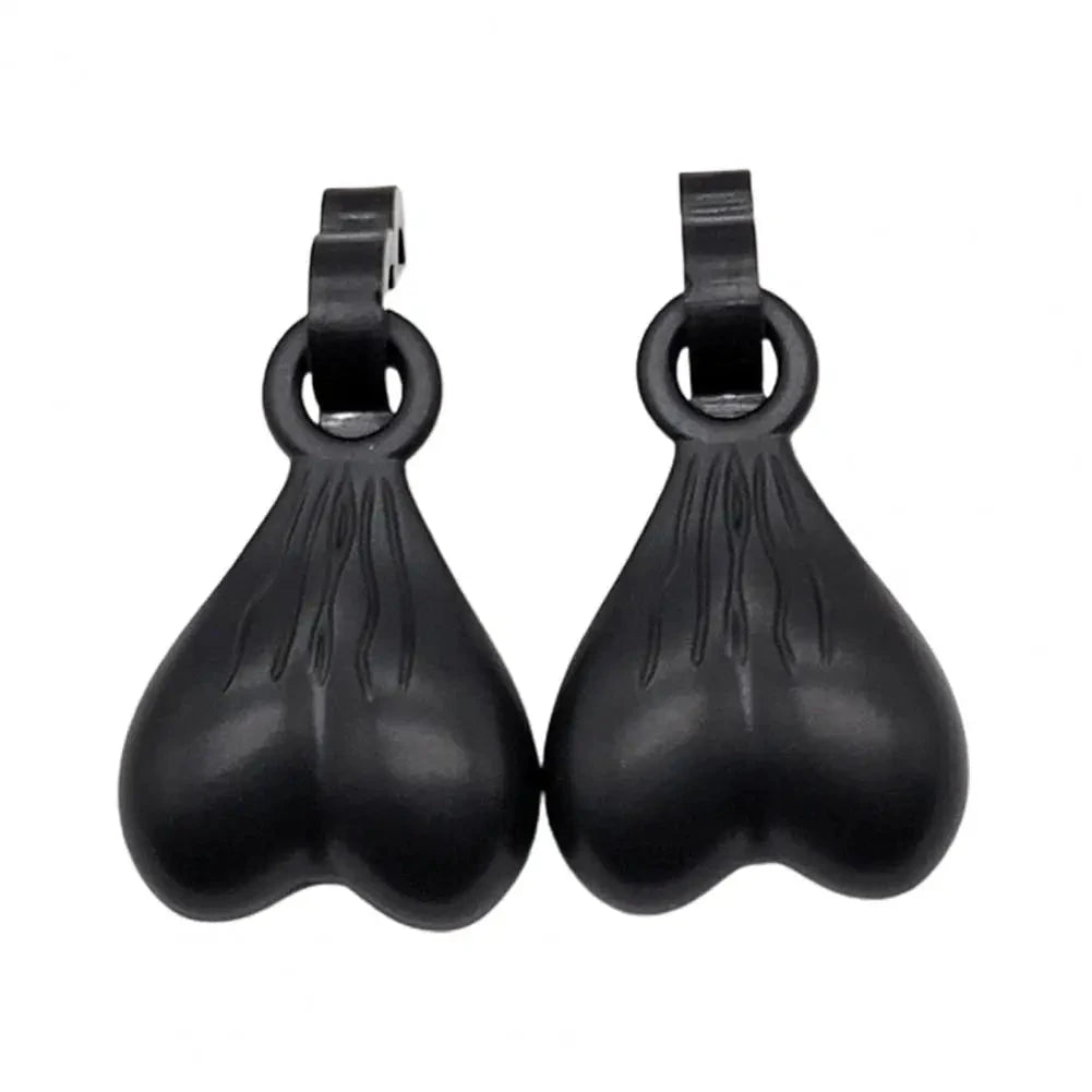 2Pcs Resin Croc Balls Shoe Charm Hanging Pendant Outdoor Sandals Novelty Testis Funny Sandal Shoes Ball Ornaments Shoe Buckle Good Vibrations