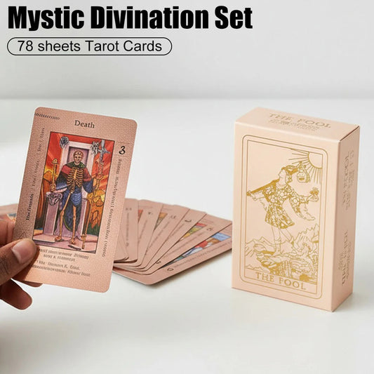 78 Classic Waterproof Tarot Cards with Guide Book with Meanings on Them for Beginners & Experienced Practitioners Tarot Cards Good Vibrations