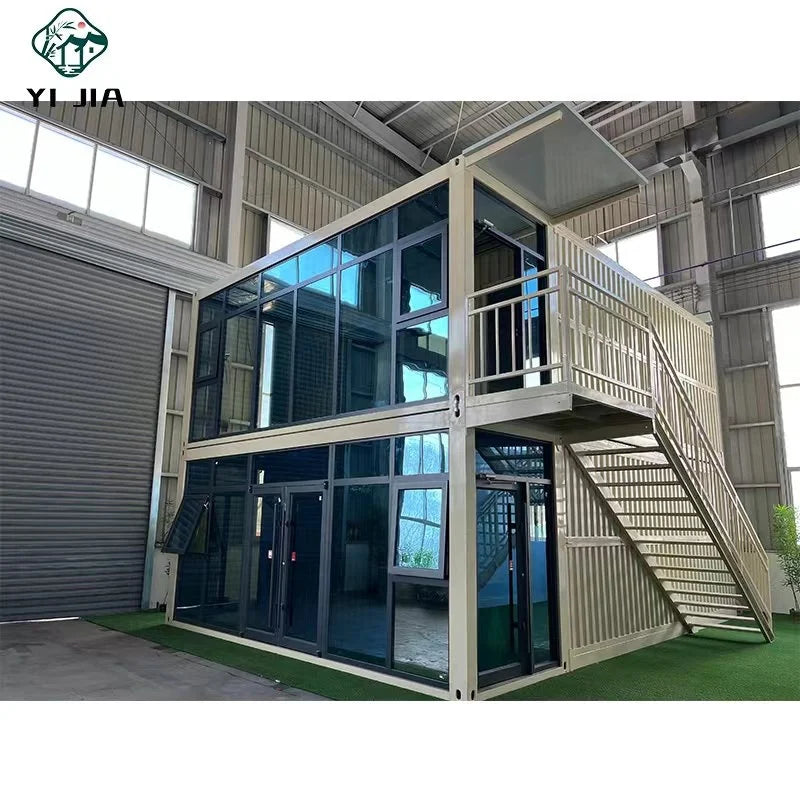Deluxe Prefabricated 1 2 3 4 Bedroom Flat Packaging Container Room Folding Room Prefabricated 2 Floor Modern Coffee Shop Room Good Vibrations