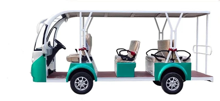 2025 Manufacturer Affordable New Electric Car Closed Tourist Bus 11 Seater Lithium Battery Electric Tour Bus Safe And Reliable Good Vibrations