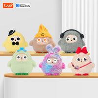 Tuya AI Plush Toy w/Smart Voice & LED Eyes,Interactive Companion for Kids/Adults,Gift-Ready Rechargeable E-Pet open up fun life Good Vibrations