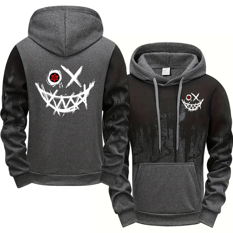 Men Single Piece Sweatshirts Sweatpants Versatile Men's Tracksuit Casual Comfort Fashion Daily Sports Simple Splashed Ink Hoodie Good Vibrations