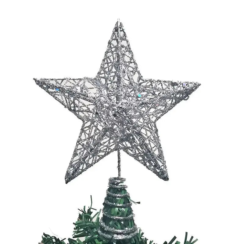 (1pcs/pack)15*20cm Gold And Silver Glitter Christmas Tree Children's Gift Decorations For Home Xmas Tree Ornaments Handmade DIY Good Vibrations