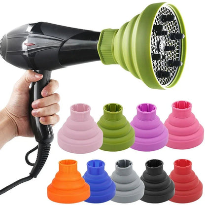 Silicone Hair Styling Tool Accessories Suitable Universal Hair Curl Diffuser Cover Diffuser Disk Hairdryer Curly Drying Blower Good Vibrations