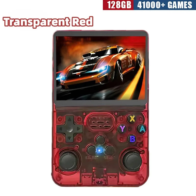 R36S Retro Handheld Game Console - 3.5 Inch IPS Screen, 64GB/128GB/256GB, Portable Gaming Device with Built-in Games Good Vibrations