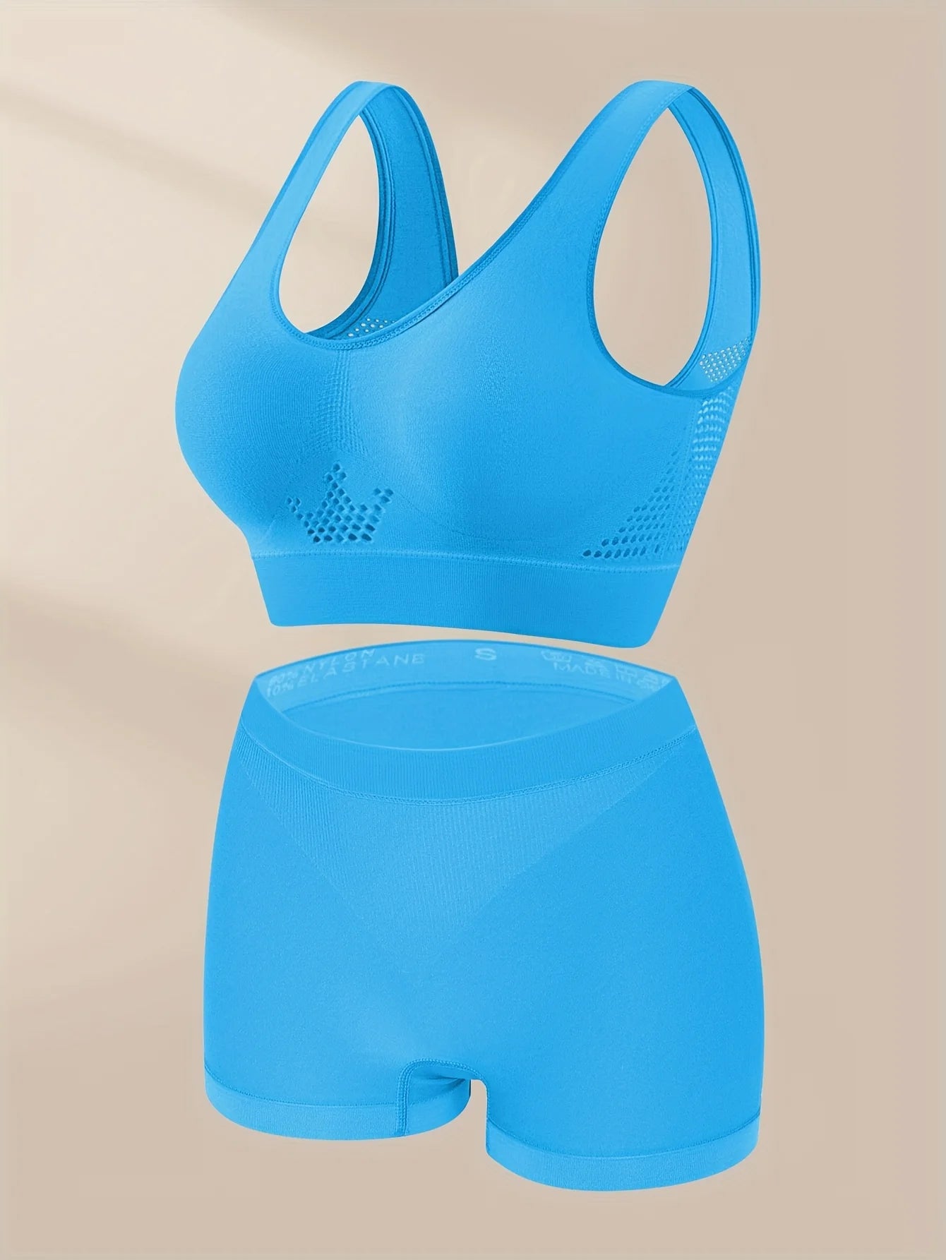 1 Set Women's lingerie set  Plus Size Bralette Seamless Bra Comfortable Breathable Sports Bra Stretch Fabric Boxers Good Vibrations