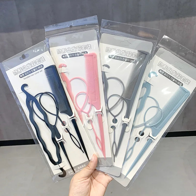 Children's hair styling tool, hair pulling device, hair pulling and threading device, essential for beginners in hair styling Good Vibrations