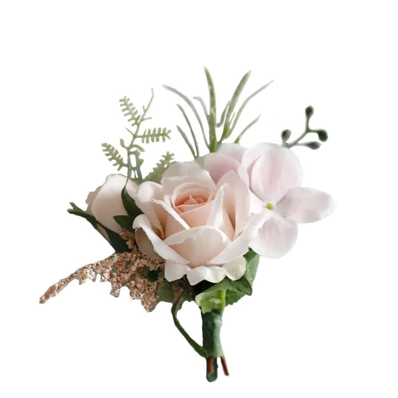 Calla lily corsage artificial corsage buttonhole men groom groomsmen corsage wedding accessories white corsage Good Vibrations