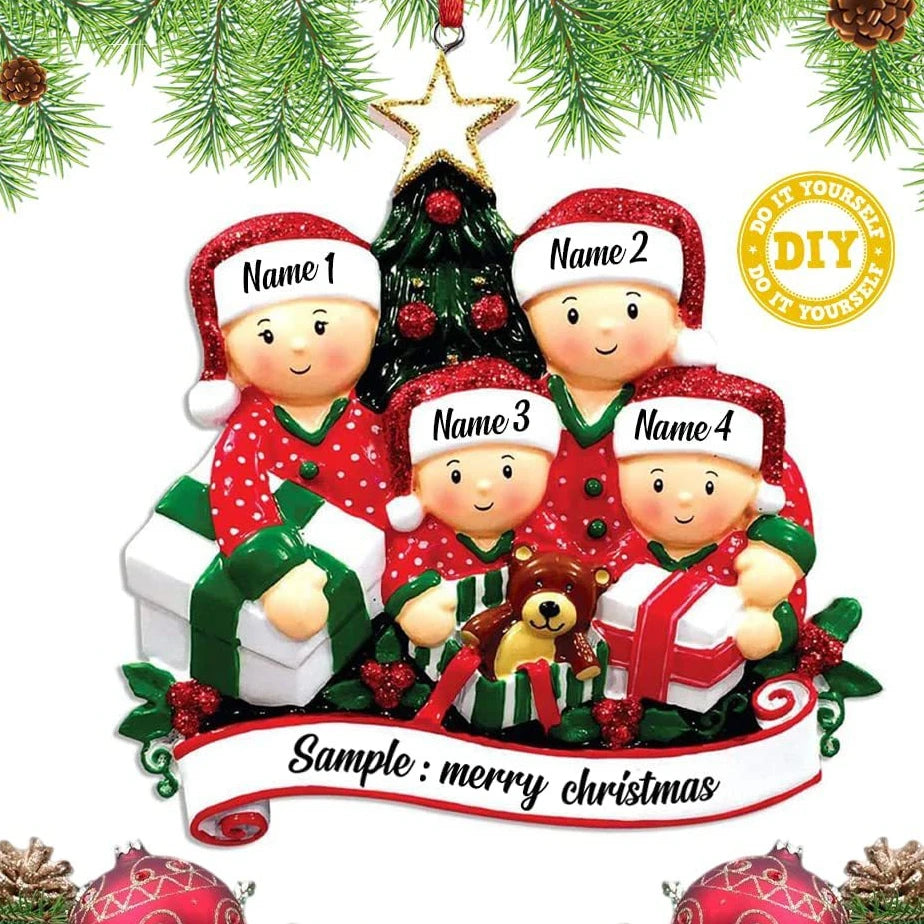 Christmas Tree Hanging 2023 Navidad DIY Personalised Home Christmas Decorations Gifts New Year 2024 Home Decoration Good Vibrations