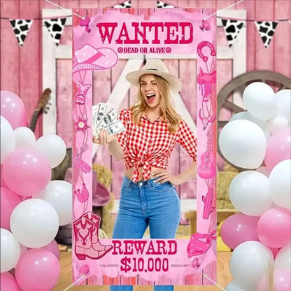 Background Decoration Birthday Party Props Theme Props Party Supplies Wild Western Photo Props Photo Background Decoration Good Vibrations