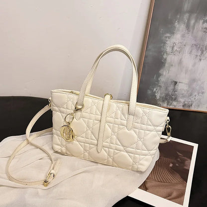 Elegant Designer Leather Shoulder Bag Women's Crossbody Handbag Ladies Tote Purse Luxury Classic Messenger Bag Good Vibrations