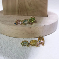 Charm 2025 New High Quality Crystal Fine Jewelry Set for Women Ambilight Candy Earrings Necklace Bracelet Romantic Gift Good Vibrations