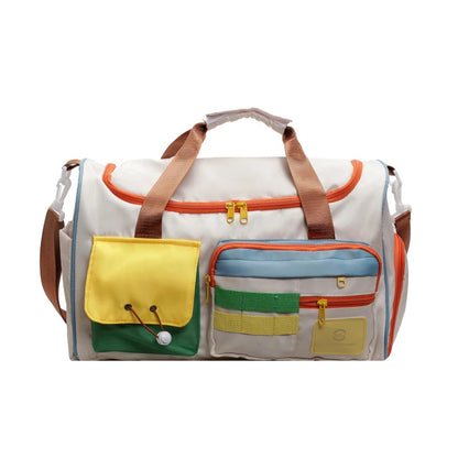 Travel Bag, Duffel Bag Cosmetics Bag, Professional Fitness Bag, Yoga Swimming Training Backpack, Satchel Shoulder Crossbody Tote Bag, Suitable for Men and Women Good Vibrations