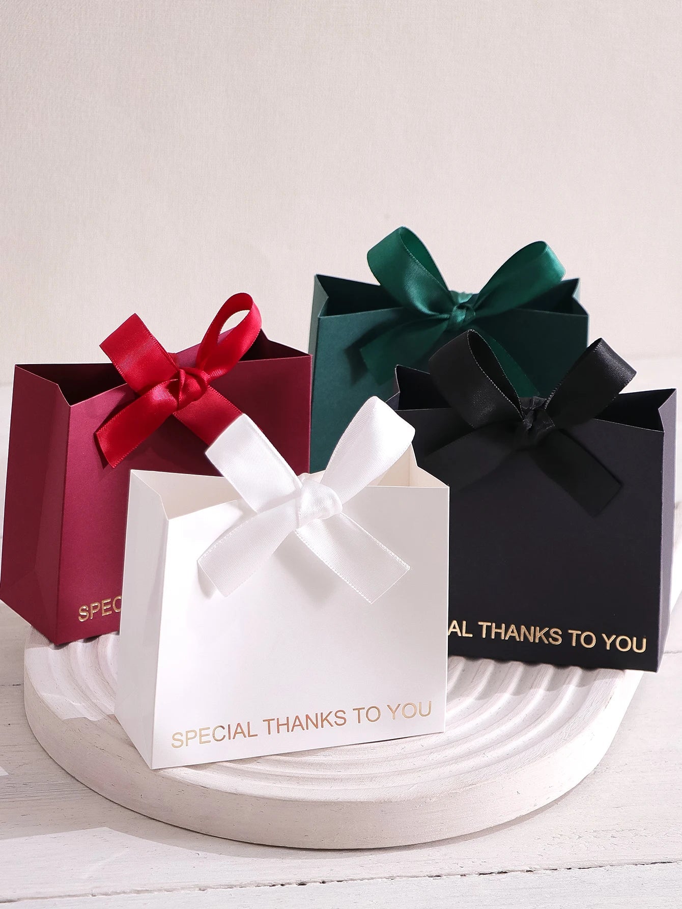 5 Small Gift Boxes with Elegant“Special Thanks” Messages Perfect for Wedding Gifts, Birthday Gifts and Thank-You Gifts Availabl Good Vibrations