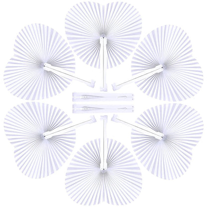 1pcNew folding fan Heart center wall decoration Wedding party gift anniversary birthday wedding fan Good Vibrations