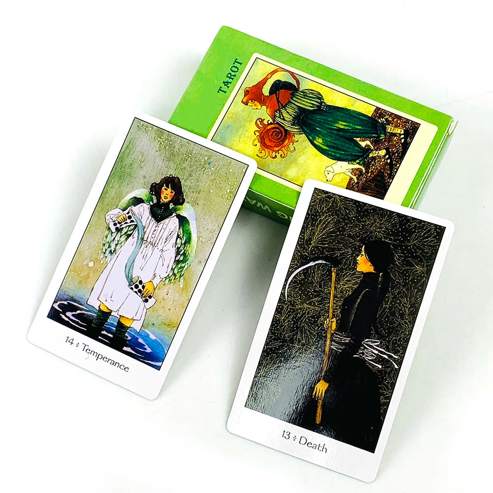 Tarot Cards A Traditional Tarot Cards With Contemporary Artistic Cards Game, Perfect For Divination,Meditation& Gift Giving Good Vibrations
