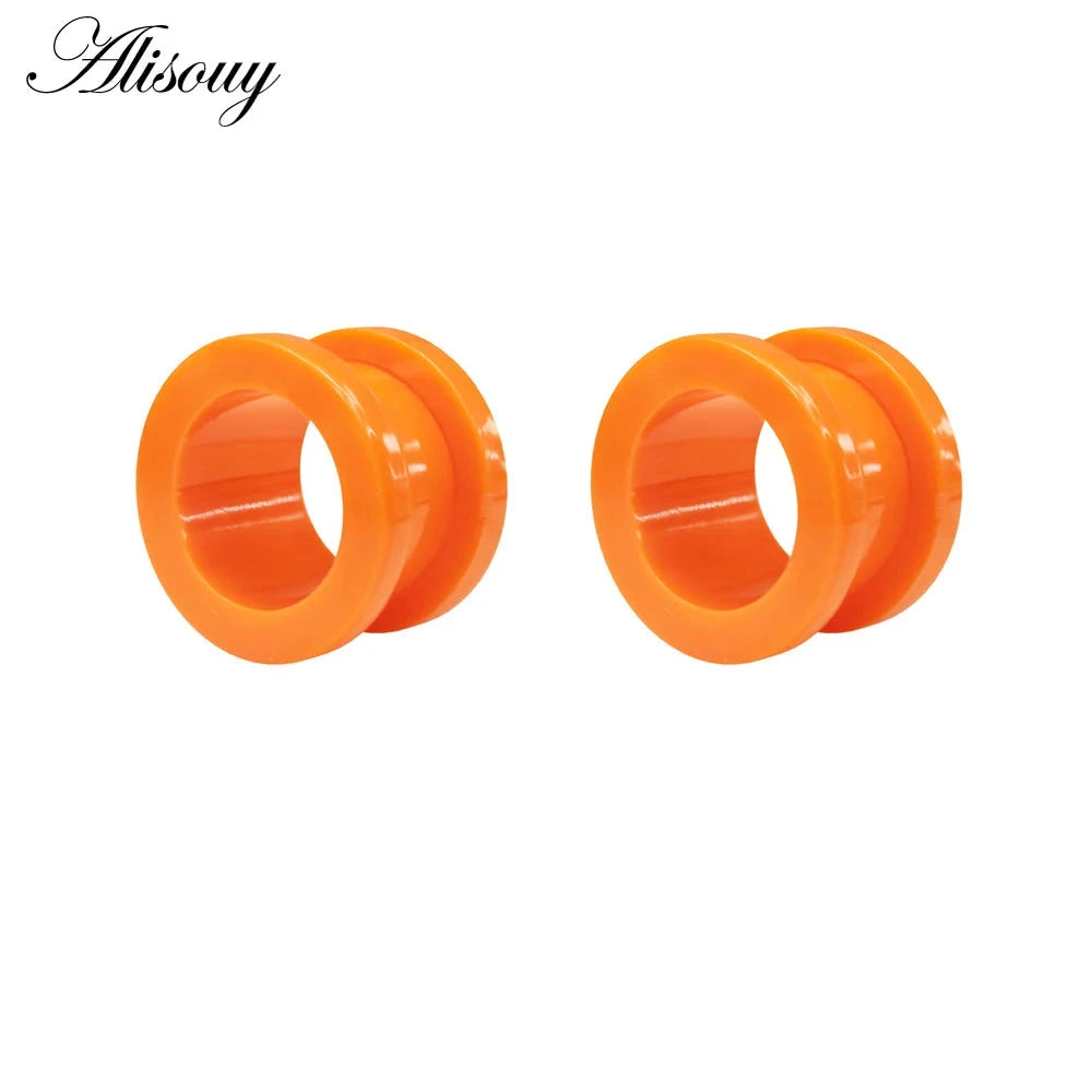2Pcs/lot Fake Cheater Acrylic Ear Plugs And Tunnels Ear Expander Stretchers Kit Ear Tragus Piercing Set Body Jewelry 9 Sizes Good Vibrations Adult Super Store