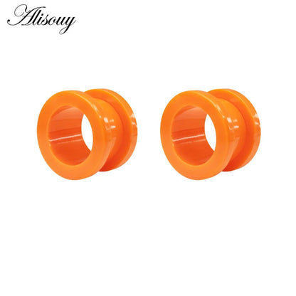 2Pcs/lot Fake Cheater Acrylic Ear Plugs And Tunnels Ear Expander Stretchers Kit Ear Tragus Piercing Set Body Jewelry 9 Sizes Good Vibrations Adult Super Store
