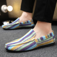 Fashionable banquet formal shoes, men's work flat shoes, casual plus-size loafers, walking casual shoes Good Vibrations