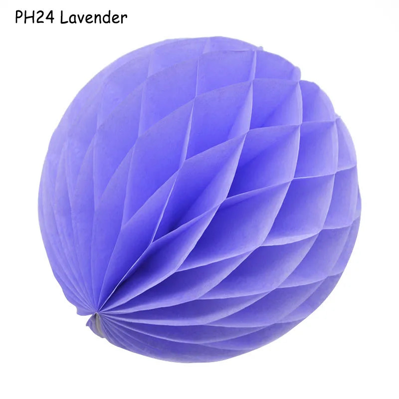 5pcs/lot 10/15cm Decorative Paper Honeycomb Ball Pastel Flower Wedding Kid Birthday Party Decoration Baby Shower Supplies8Z Good Vibrations