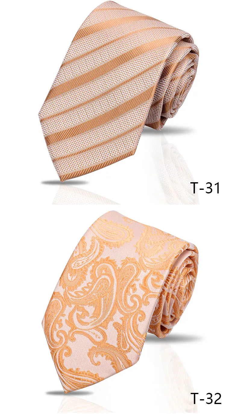 Elegant Ties For Men Fashion Item Necktie High Quality Classic Men Tie Suit Accessories Wedding Gifts Business Party Wholesale Good Vibrations