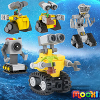 Creative Robot MOC Set Model Building Blocks Cartoon Brickheadz Fairy Tale Cute Toys For Boy Adult Birthday Educational DIY Gift Good Vibrations