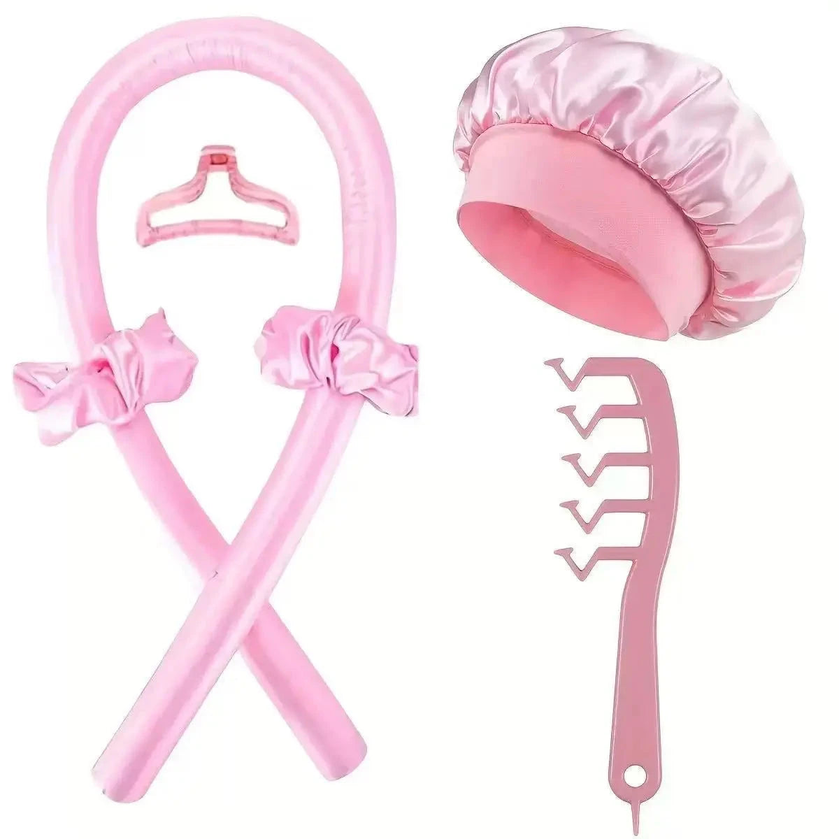 Heatless Curling Rod Headband Night Cap No Heat Hair Curler Hair Rollers Soft Curlers Lazy Curls Sleeping Bonnet Styling Tools Good Vibrations