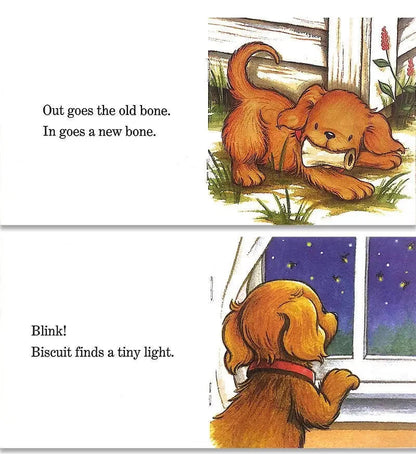 12 Books/set Biscuit Dog Series Picture Book Baby Kids English Cartoon Books Children Learn Words Educational Reading Book Good Vibrations