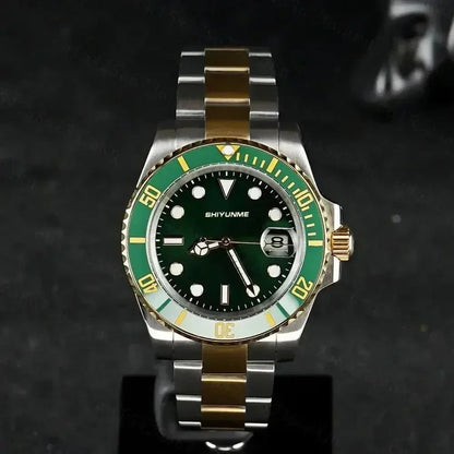WATCH1 Store  Men's 904L Automatic Mechanical Watch Stainless Steel Bracelet Ceramic Waterproof Sapphire Glass Good Vibrations