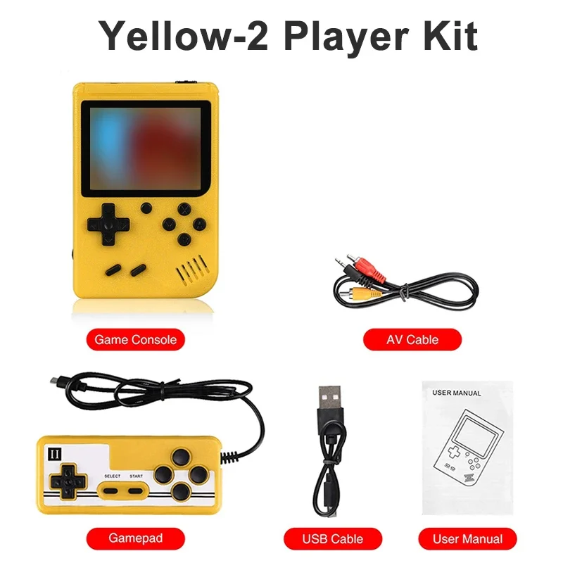 NEW Portable Retro Mini Video Game Console 8-Bit Handheld Game Player Built-in 400 games AV Out Game Console Gameboy videojuego Good Vibrations
