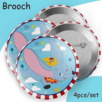 Dumbo Cute Birthday Party Decorations Tableware Kids  Cups Plates Tablewares Set Baby Shower Party Supplies for Children's Day Good Vibrations